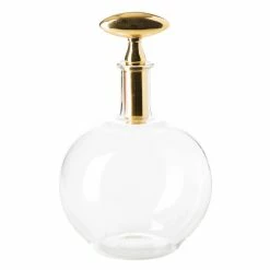 Small Chalet Decanter with Brass Top by Abigails