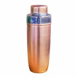 20 oz. Stainless Steel and Copper Cocktail Shaker For Your Home Bar, Bartenders or Restaurants by Alchemade