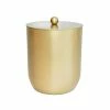 Small Gold Stainless Steel Brass Ice Bucket with Lid For Your Home, Bar, Restaurant, Wedding, Party or Event by Alchemade