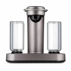 8 oz. Grey Cocktail Machine with Premium Glass Bottles by BARTESIAN