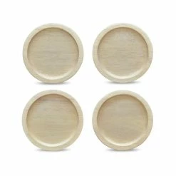 Hammock Wood 3.75 in. Coasters (Set of 4) by Noritake