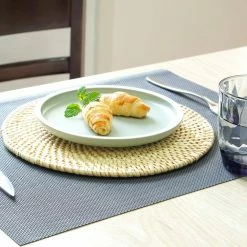 25 in. Beige Natural Decorative Round Woven Handmade Rattan Placemats (Set of 4) by Vintiquewise 9 25 in. Beige Natural Decorative Round Woven Handmade Rattan Placemats (Set of 4) by Vintiquewise -Bar Accessories Sales beige cream vintiquewise coasters qi004239 25 c3 1000