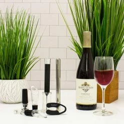 Wine Connoisseur 5-Piece Set by BergHOFF -Bar Accessories Sales berghoff wine aerators 2212254 31 1000