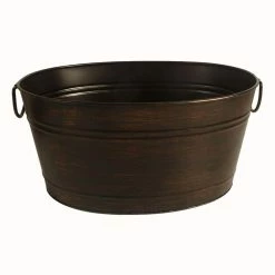 Oval Beverage Bin in Oil Rubbed Bronze by Unbranded
