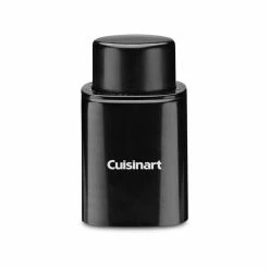 Electric Corkscrew Wine Opener with Vacuum Sealer by Cuisinart -Bar Accessories Sales black cuisinart wine openers cwo 50 1f 1000