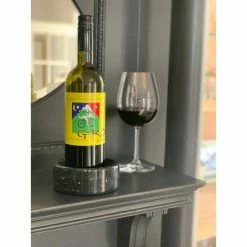 Marble Wine Stand, Black Coasters by Fox Run -Bar Accessories Sales blacks fox run coasters 48757 1f 1000