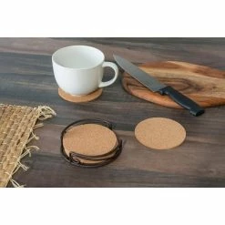 Bronze Coaster Set by Home Basics -Bar Accessories Sales browns tans home basics coasters cs10653 1f 1000