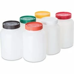 1/2 gal. Backup Container and Lid for Stor 'N Pour Units with Lid Assorted (Case of 6) by Carlisle