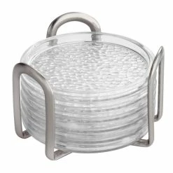 Rain Coaster with Holder (Set of 6) by interDesign