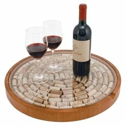Lazy Susan Cork Display by True