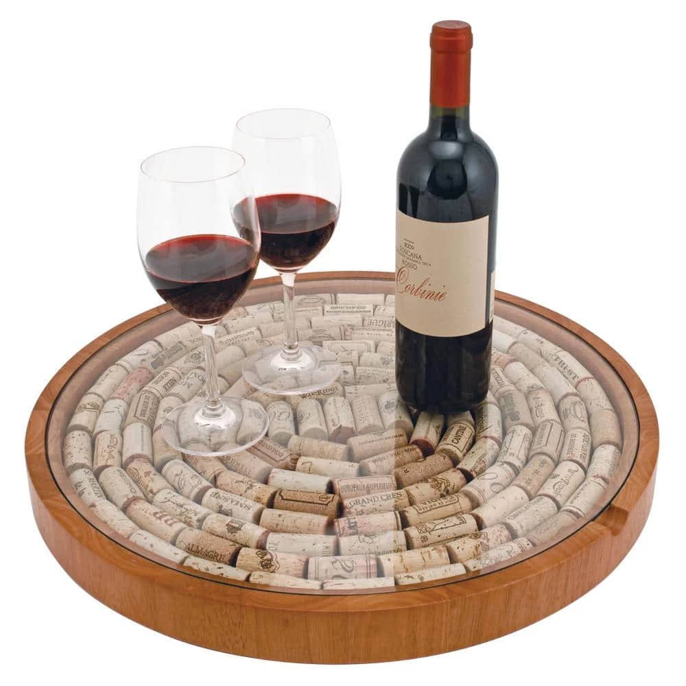 Lazy Susan Cork Display by True 1 Lazy Susan Cork Display by True