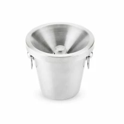 Stainless Steel Spittoon for Wine, Whiskey, Cocktails, Tobacco, Alcohol Spit Cup - Bulk Savor Silver Spitter (Set of 1) by True
