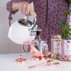 Pinky Up Presley Rose Gold 70 oz. Tea Kettle, Stovetop Induction Stainless Steel Whistling Kettle by Pinky Up (Accessories) 7 Pinky Up Presley Rose Gold 70 oz. Tea Kettle, Stovetop Induction Stainless Steel Whistling Kettle by Pinky Up (Accessories) -Bar Accessories Sales cocktail sets 5480 31 1000