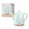 Pinky Up Noelle 1.5 L Ceramic Electric Tea Kettle, Mint, Rose Gold, Gooseneck Spout, Cordless Design by Pinky Up (Accessories)