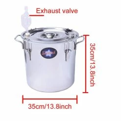 Alcohol Still 8 Gal. Stainless Steel Water Alcohol Distiller Home Brewing Kit with Thumper Keg for DIY Wine by SEEUTEK -Bar Accessories Sales cocktail sets bz 109 76 1000