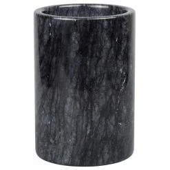 4.5 in. x 6 in. H Wine Cooler in Black Marble by Creative Home