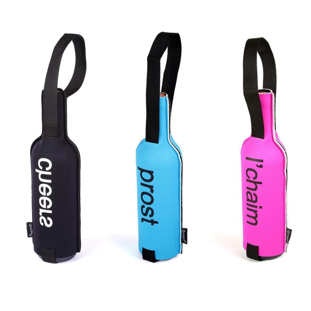 Neoprene Blue Single Wine Carrier Bag Champagne Bottle Protective Travel, Gift Bag by Creative Home 5 Neoprene Blue Single Wine Carrier Bag Champagne Bottle Protective Travel, Gift Bag by Creative Home - Image 5