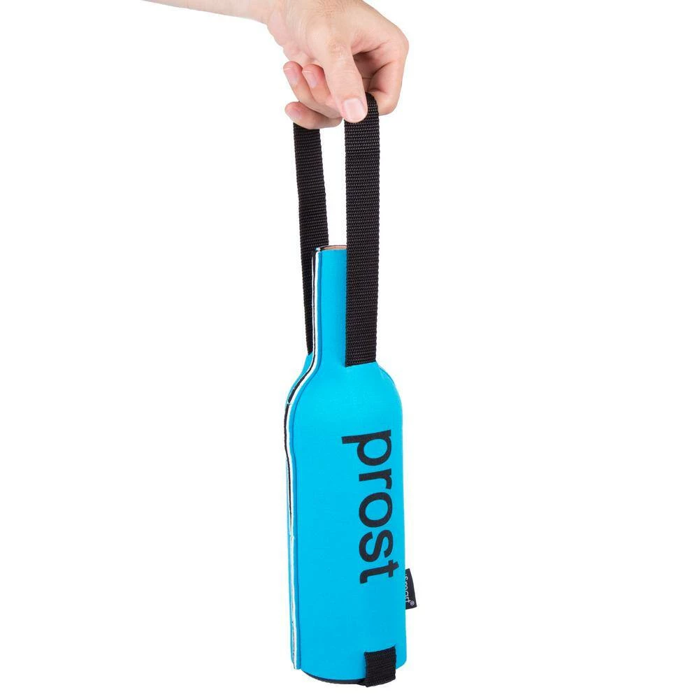 Neoprene Blue Single Wine Carrier Bag Champagne Bottle Protective Travel, Gift Bag by Creative Home 2 Neoprene Blue Single Wine Carrier Bag Champagne Bottle Protective Travel, Gift Bag by Creative Home - Image 2