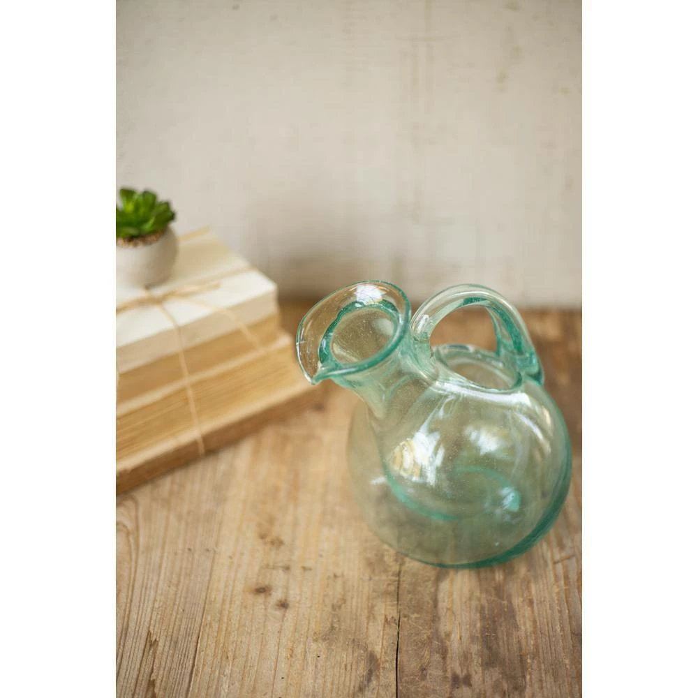 48 oz. Tilted Clear Glass Wine Decanter with Ice Pocket by Unbranded 2 48 oz. Tilted Clear Glass Wine Decanter with Ice Pocket by Unbranded - Image 2