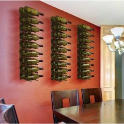 18-Bottle Epic Metal Wine Rack (Stainless) by Epicureanist -Bar Accessories Sales epicureanist cocktail sets ep wire2s 31 1000