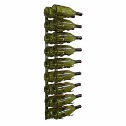 18-Bottle Epic Metal Wine Rack (Stainless) by Epicureanist