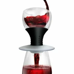 Trilux Wine Aerator by Epicureanist -Bar Accessories Sales epicureanist wine aerators ep aerator001 44 1000