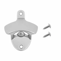 Satin Nickel Bottle Opener and Cap Catcher by Everbilt -Bar Accessories Sales everbilt bottle openers 23374 a0 1000