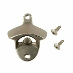 Satin Nickel Bottle Opener by Everbilt