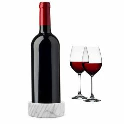 Wine Stand, 1-piece, White Marble Coasters by Fox Run -Bar Accessories Sales fox run cocktail sets 48758 fa 1000