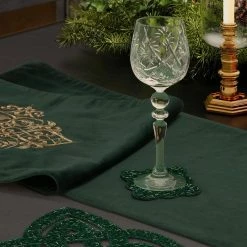 Nicholas Evergreen Polyester Coasters 4-Piece Set by Unbranded -Bar Accessories Sales greens coasters 2810194cstr4 31 1000