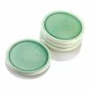 Ceramic Round 4-Pieces Green Coasters by Mascot Hardware