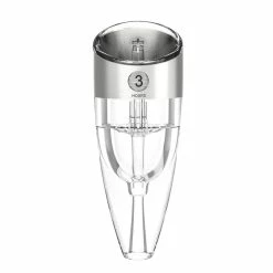 Adjustable Wine Aerator, Decant Wine Instantly, Simulates 6-Hours Decanting, BPA-Free Plastic and Stainless Steel by HOST