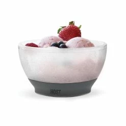 Ice Cream Freeze Bowl, Double Walled Insulated Freezer Gel Chiller Kitchen Accessory for Dessert, Dip, Cereal by HOST