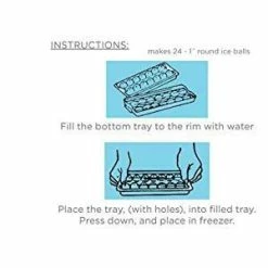 1 in. 24-Balls Green Ice Ball Mold Ice Tray (3-Pack) by Hutzler -Bar Accessories Sales hutzler ice trays 324 3gr 1f 1000