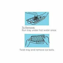 1 in. 24-Balls Green Ice Ball Mold Ice Tray (3-Pack) by Hutzler -Bar Accessories Sales hutzler ice trays 324 3gr 44 1000