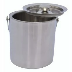 2 qt. Stainless Steel Double Wall Ice Bucket by Unbranded -Bar Accessories Sales ice buckets ds 14784b 44 1000
