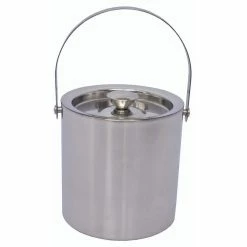 2 qt. Stainless Steel Double Wall Ice Bucket by Unbranded