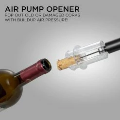 9-Piece Electric Wine Opener, Deluxe Set W/Wine Aerator Pourer, Stainless Steel by Ivation -Bar Accessories Sales ivation cocktail sets ivawgsall1 76 1000