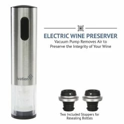 Electric Wine Opener, 7-Piece Wine Gift Set, Electric Bottle Opener by Ivation -Bar Accessories Sales ivation cocktail sets ivawineset05 1f 1000