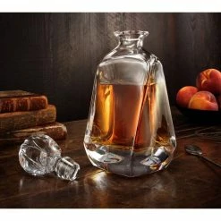 25 oz. Aurora Crystal Whiskey Decanter by JoyJolt -Bar Accessories Sales joyjolt decanters jc10217 31 1000