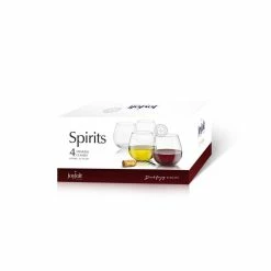 Spirits 15 oz. Stemless Wine Glasses (Set of 4) by JoyJolt -Bar Accessories Sales joyjolt wine aerators jg10210 4f 1000
