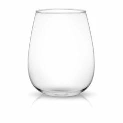 Spirits 15 oz. Stemless Wine Glasses (Set of 4) by JoyJolt