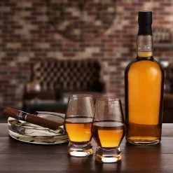 Halo 7.8 oz. Crystal Whiskey Glasses (Set of 4) by JoyJolt -Bar Accessories Sales joyjolt wine aerators mc202101 31 1000