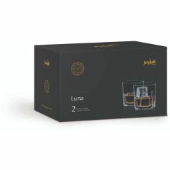Luna 10.5 oz. Crystal Whiskey Glasses (Set of 4) by JoyJolt -Bar Accessories Sales joyjolt wine aerators mc202110 4f 1000