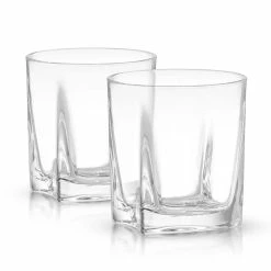 Luna 10.5 oz. Crystal Whiskey Glasses (Set of 4) by JoyJolt