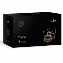 Carina 8.4 oz. Crystal Whiskey Glasses (Set of 4) by JoyJolt -Bar Accessories Sales joyjolt wine aerators mc202113 4f 1000