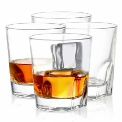 Carina 8.4 oz. Crystal Whiskey Glasses (Set of 4) by JoyJolt -Bar Accessories Sales joyjolt wine aerators mc202113 fa 1000