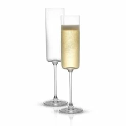 Claire 5.7 oz. Champagne Glasses (Set of 4) by JoyJolt -Bar Accessories Sales joyjolt wine aerators mc202123 1f 1000