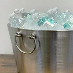 19 in. Insulated Stainless Steel Party Tub by Kraftware -Bar Accessories Sales kraftware beverage tubs 71221 31 1000