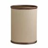 Cosmopolitan 13 Qt. Latte Oval Waste Basket by Kraftware